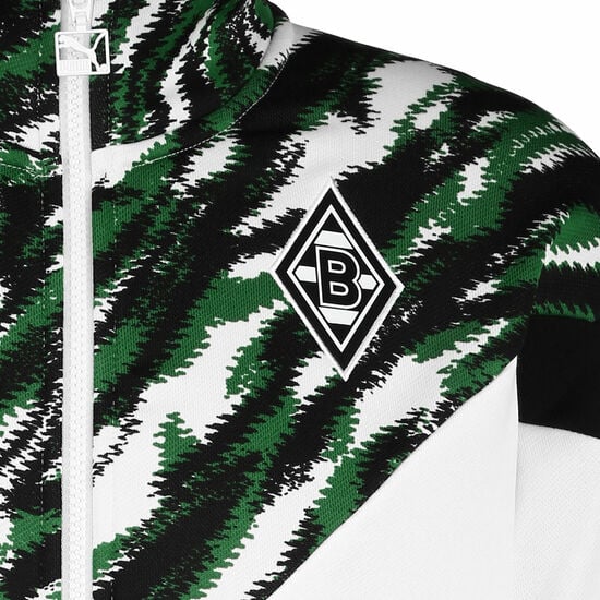 Borussia Mönchengladbach Iconic MCS Graphic Trainingsjacke Herren, weiß / grün, zoom bei OUTFITTER Online