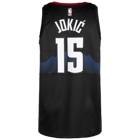 NBA Denver Nuggets Nikola Jokic City Edition 2023/24 Trikot Herren, schwarz, zoom bei OUTFITTER Online