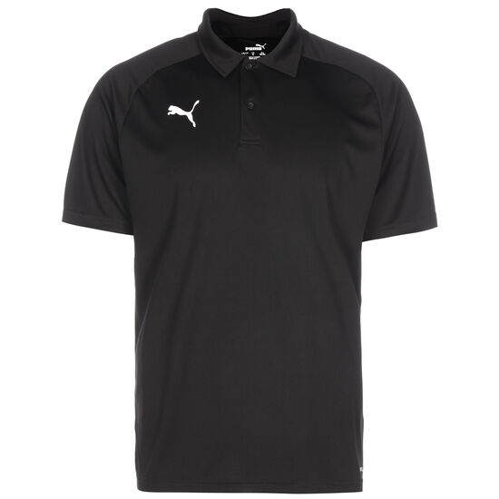 Liga Sideline Poloshirt Herren, schwarz / weiß, zoom bei OUTFITTER Online