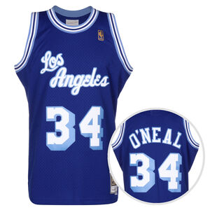 NBA Los Angeles Lakers 2.0 Shaquille O'Neal Trikot Herren, blau / weiß, zoom bei OUTFITTER Online