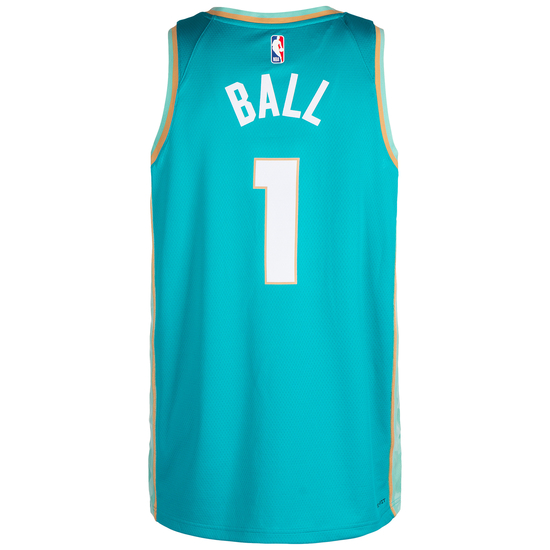 NBA Charlotte Hornets Lamelo Ball City Edition 2023/24 Trikot Herren, türkis, zoom bei OUTFITTER Online
