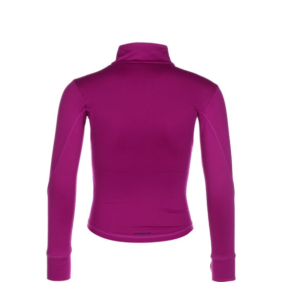 Aeroready Warming Reflective Half-Zip Sweatshirt Kinder, pink, zoom bei OUTFITTER Online