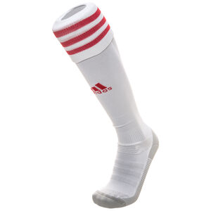 Adi Sock 18 Sockenstutzen, weiß / dunkelrot, zoom bei OUTFITTER Online
