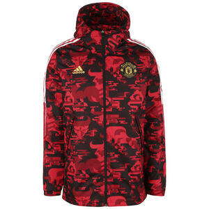 Manchester United Chinese New Year Padded Jacke Herren, rot / schwarz, zoom bei OUTFITTER Online