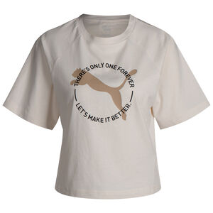 Better Essentials T-Shirt Damen, beige / braun, zoom bei OUTFITTER Online
