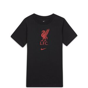 FC Liverpool Evergreen Crest T-Shirt Kinder, schwarz / rot, zoom bei OUTFITTER Online