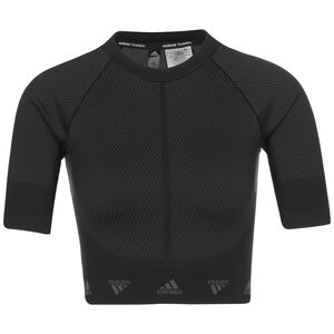 Aeroknit Trainingsshirt Damen, schwarz / grau, zoom bei OUTFITTER Online