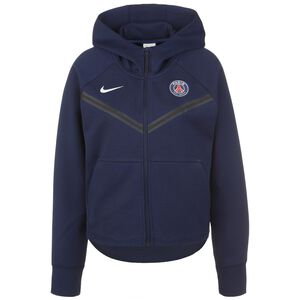 Paris St.-Germain Tech Fleece Jacke Damen, dunkelblau / weiß, zoom bei OUTFITTER Online