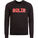 Sweater Sweatshirt Herren, schwarz / rot, zoom bei OUTFITTER Online