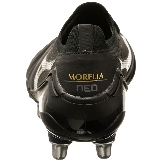 Morelia Neo IV Beta Elite SG Fußballschuh Herren, schwarz / gold, zoom bei OUTFITTER Online