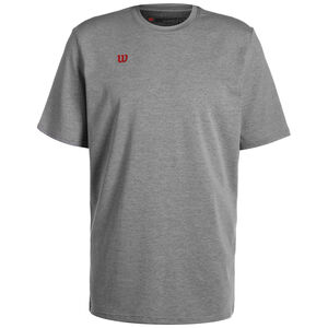 Fundamentals Cotton T-Shirt Herren, grau / rot, zoom bei OUTFITTER Online