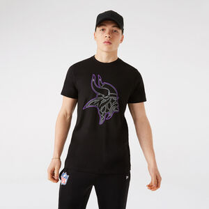 NFL Minnesota Vikings Outline Logo T-Shirt Herren, schwarz / lila, zoom bei OUTFITTER Online