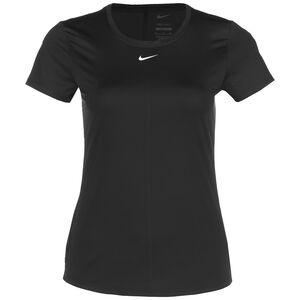 One Dri-FIT Slim Trainingsshirt Damen, schwarz / weiß, zoom bei OUTFITTER Online
