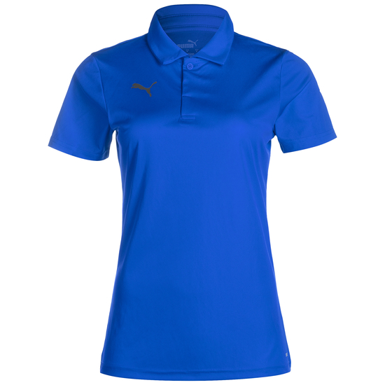 TeamLIGA Sideline Poloshirt Damen, blau / weiß, zoom bei OUTFITTER Online