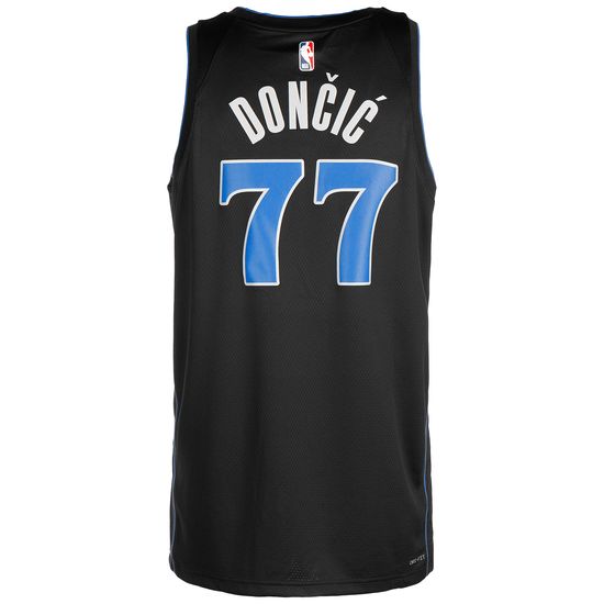 NBA Dallas Mavericks Luka Doncic Association Edition Swingman Trikot Herren, schwarz / blau, zoom bei OUTFITTER Online
