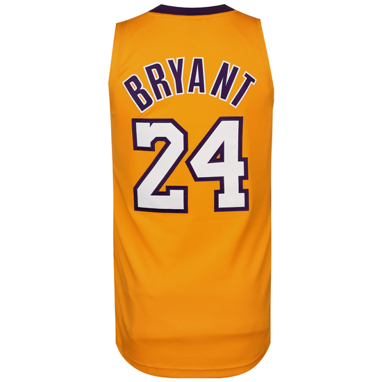NBA Los Angeles Lakers Kobe Bryant Authentic Trikot Herren, gelb / blau, zoom bei OUTFITTER Online