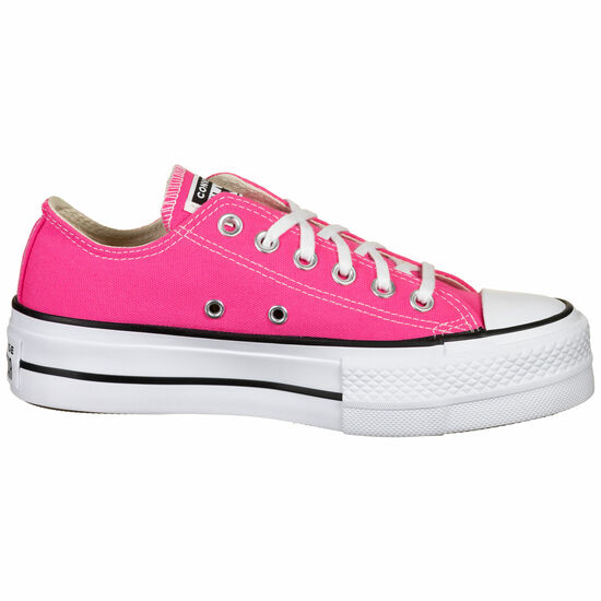 Chuck Taylor All Star Platform OX Sneaker Damen, pink / weiß, zoom bei OUTFITTER Online
