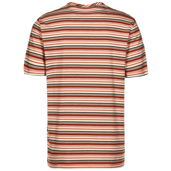 Multi Stripe T-Shirt Herren, orange / beige, zoom bei OUTFITTER Online