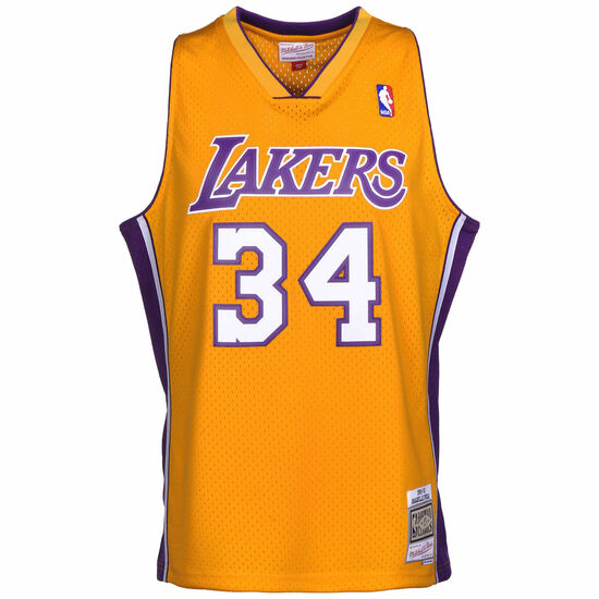 NBA Los Angeles Lakers 1999-00 Shaquille O´Neal Trikot Herren, gelb, zoom bei OUTFITTER Online