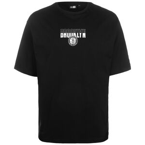 NBA Brooklyn Nets Graphic T-Shirt Herren, schwarz / weiß, zoom bei OUTFITTER Online