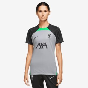 FC Liverpool Strike Trainingsshirt Damen, grau / grün, zoom bei OUTFITTER Online