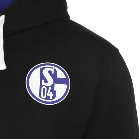 FC Schalke 04 Icon OH Kapuzenpullover Herren, schwarz, zoom bei OUTFITTER Online