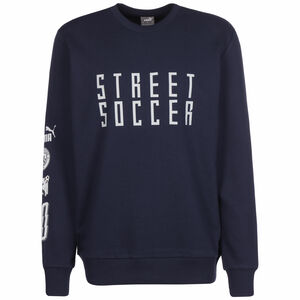 Manchester City Street Soccer Crew Sweatshirt Herren, dunkelblau / hellgrau, zoom bei OUTFITTER Online