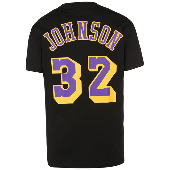 N&N Tee Magic Johnson Los Angeles Lakers T-Shirt Herren, schwarz / gelb, zoom bei OUTFITTER Online