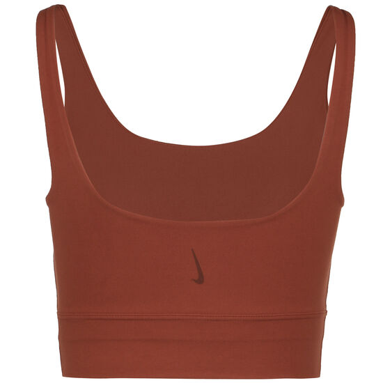 Yoga Luxe Cropped Tanktop Damen, dunkelrot, zoom bei OUTFITTER Online