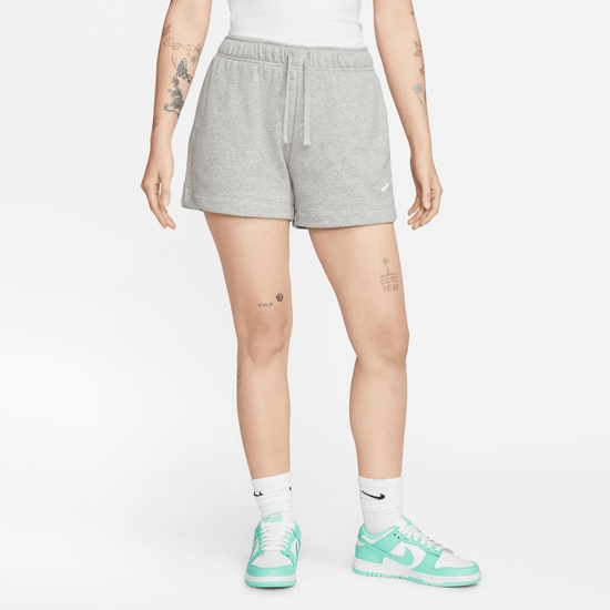 Club Fleece Shorts Damen, dunkelgrau / weiß, zoom bei OUTFITTER Online