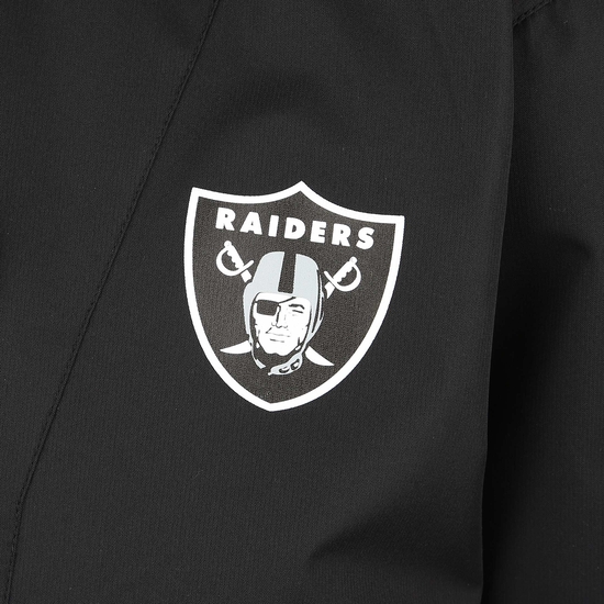 NFL Las Vegas Raiders Iconic Back To Basics Windbreaker Herren, schwarz, zoom bei OUTFITTER Online