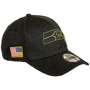 NFL Seattle Seahawks 39Thirty Salute to Service Cap, schwarz / gold, zoom bei OUTFITTER Online