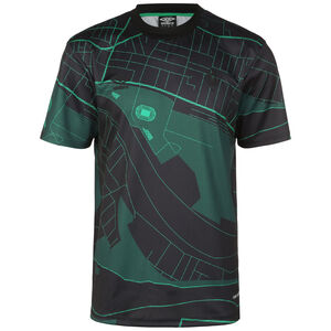 SV Werder Bremen Navigation Print Crew T-Shirt Herren, schwarz / grün, zoom bei OUTFITTER Online