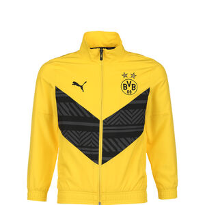 Borussia Dortmund Pre-Match Trainingsjacke Kinder, gelb / schwarz, zoom bei OUTFITTER Online
