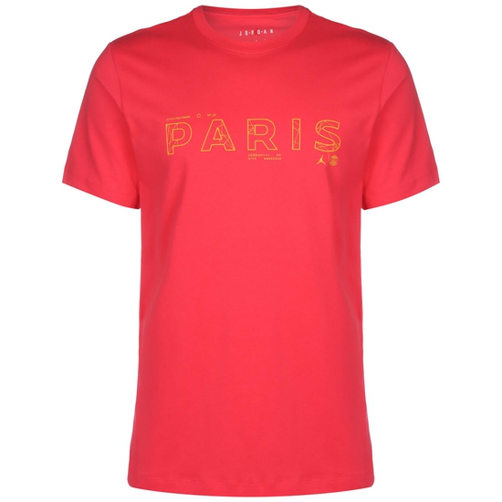 Paris St.-Germain T-Shirt Herren, rot / gelb, zoom bei OUTFITTER Online