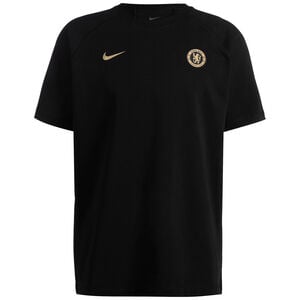 FC Chelsea Travel T-Shirt Herren, schwarz / gold, zoom bei OUTFITTER Online