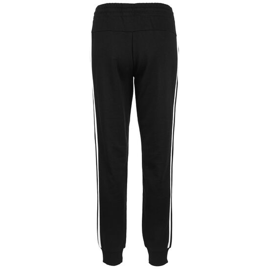 Essentials 3-Stripes Jogginghose Damen, schwarz / weiß, zoom bei OUTFITTER Online