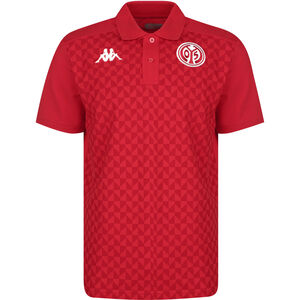 1.FSV Mainz 05 Poloshirt Herren, rot / weiß, zoom bei OUTFITTER Online