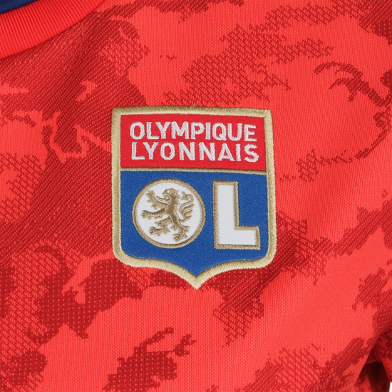 Olympique Lyon Trikot Away 2021/2022 Damen, rot / dunkelblau, zoom bei OUTFITTER Online