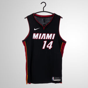 NBA Miami Heat Tyler Herro Icon Edition Swingman Trikot Herren, schwarz / rot, zoom bei OUTFITTER Online