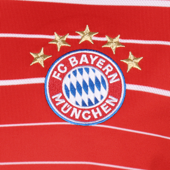 FC Bayern München Langarm-Trikot Home 2022/2023 Herren, rot / weiß, zoom bei OUTFITTER Online