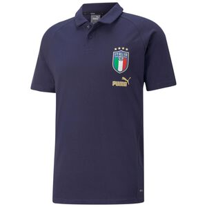 FIGC Italien Coach Casuals Poloshirt 2022/2023 Herren, dunkelblau, zoom bei OUTFITTER Online