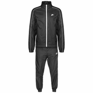 Sportswear CE Tracksuit Woven Basic Trainingsanzug Herren, schwarz / weiß, zoom bei OUTFITTER Online