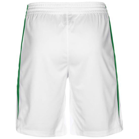 Team Stock 20 Basketballshorts, weiß / grün, zoom bei OUTFITTER Online