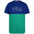 Jopi Blocked Tape T-Shirt Herren, blau / grün, zoom bei OUTFITTER Online
