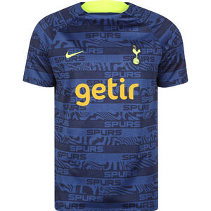 Tottenham Hotspur Trainingsshirt Herren, blau / neongelb, zoom bei OUTFITTER Online