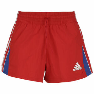 Colorblocked 3-Stripes Short Damen, rot, zoom bei OUTFITTER Online