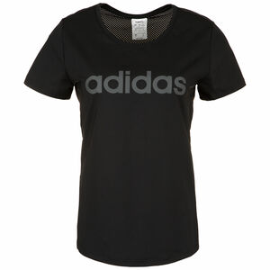 D2M Solid Trainingsshirt Damen, schwarz / grau, zoom bei OUTFITTER Online