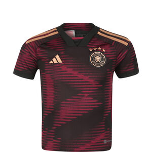 DFB Trikot Away WM 2022 Kinder, schwarz / rot, zoom bei OUTFITTER Online