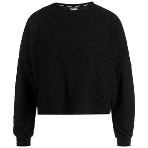 Branded Fleece Sweatshirt Damen, schwarz, zoom bei OUTFITTER Online